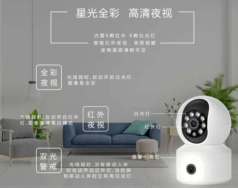 Q6 星光全彩夜视模式